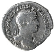 Denarius - Hadrian P M TR P COS III FEL P R; Felicitas obverse image