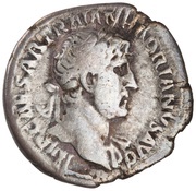 Denarius - Hadrian P M TR P COS III HILAR P R; Hilaritas obverse image
