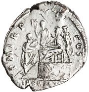 Denarius - Hadrian P M TR P COS III LIBERAL AVG III; Liberalitas, Rome, 120-121 reverse image