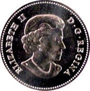 25 Cents - Elizabeth II Wedding obverse image
