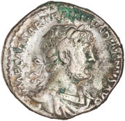 Denarius - Hadrian P M TR P COS III LIB PVB; Libertas obverse image