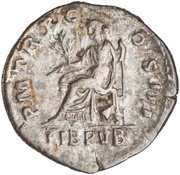 Denarius - Hadrian P M TR P COS III LIB PVB; Libertas, Rome, 120-121 reverse image