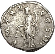 Denarius - Hadrian P M TR P COS III; Aequitas and Moneta, Rome, 120-121 reverse image