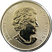 25 Cents - Elizabeth II Barn Owl obverse image