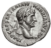 Denarius - Hadrian P M TR P COS III; Fortuna obverse image