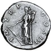 Denarius - Hadrian P M TR P COS III; Fortuna, Rome, 120-121 reverse image