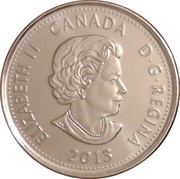 25 Cents - Elizabeth II De Salaberry obverse image