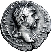 Denarius - Hadrian P M TR P COS III; Oceanus obverse image