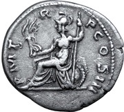 Denarius - Hadrian P M TR P COS III; Roma, Rome, 121-123 reverse image