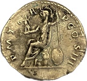 Denarius - Hadrian P M TR P COS III; Roma, Rome, 121-123 reverse image