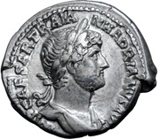 Denarius - Hadrian P M TR P COS III PRO AVG; Providentia obverse image