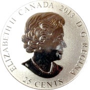25 Cents - Elizabeth II Prickly Pear Cactus obverse image