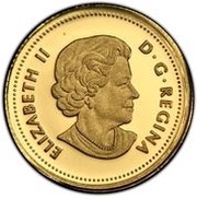 25 Cents - Elizabeth II Rocky Mountain Bighorn Sheep obverse image