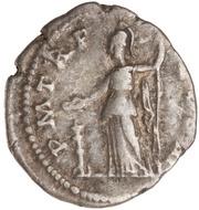Denarius - Hadrian P M TR P COS III; Minerva, Rome, 121-123 reverse image