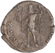 Denarius - Hadrian P M TR P COS III; Roma, Rome, 121-123 reverse image