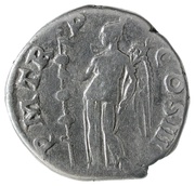Denarius - Hadrian P M TR P COS III; Victory, Rome, 121-123 reverse image