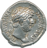 Denarius - Hadrian COS III; Concordia and Spes obverse image