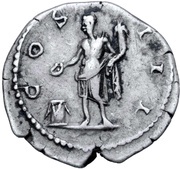Denarius - Hadrian COS III; Genius, Rome, 124-125 reverse image