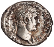 Denarius - Hadrian COS III; Neptune obverse image