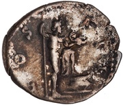 Denarius - Hadrian COS III; Neptune, Rome, 125-127 reverse image