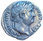 Denarius - Hadrian COS III; Roma obverse image