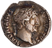 Denarius - Hadrian COS III obverse image