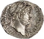 Denarius - Hadrian COS III obverse image