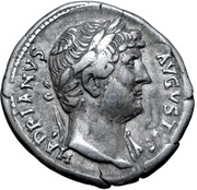 Denarius - Hadrian COS III obverse image