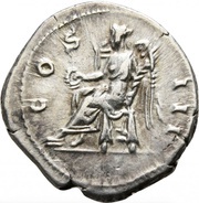 Denarius - Hadrian COS III; Victory, Rome, 126-127 reverse image