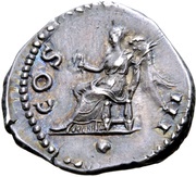 Denarius - Hadrian COS III •; Victory, Rome, 126-127 reverse image