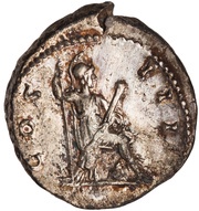 Denarius - Hadrian COS III; Virtus, Rome, 126-127 reverse image
