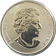 25 Cents - Elizabeth II Eastern Meadowlark obverse image