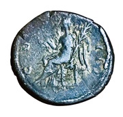 Denarius - Hadrian COS III; Victory, Rome, 128-129 reverse image