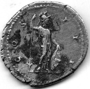 Denarius - Hadrian COS III; Minerva, Rome, 128-129 reverse image