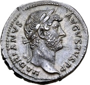 Denarius - Hadrian TRANQVILLITAS AVG COS III; Tranquillitas obverse image