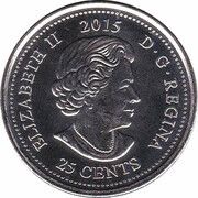 25 Cents - Elizabeth II Remembrance obverse image