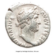 Denarius - Hadrian COS III; Minerva obverse image