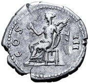 Denarius - Hadrian COS III; Victory, Rome, 128-130 reverse image