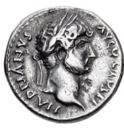 Denarius - Hadrian COS III obverse image