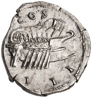 Denarius - Hadrian COS III or COS III, Rome, 128-130 reverse image