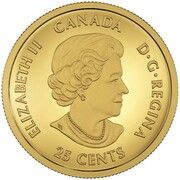 25 Cents - Elizabeth II Diwali Festival of Lights obverse image