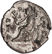 Denarius - Hadrian P M TR P COS III; Roma, Rome, 128-130 reverse image