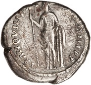 Denarius - Hadrian TRANQVILLITAS AVG P P COS III; Tranquillitas, Rome, 129-130 reverse image