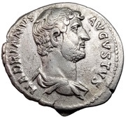 Denarius - Hadrian TRANQVILLITAS AVG P P COS III; Tranquillitas obverse image