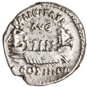 Denarius - Hadrian FELICITATI AVG COS III P P, Rome, 129-130 reverse image