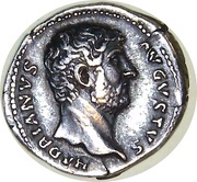 Denarius - Hadrian INDVLGENTIA AVG COS III P P; Indulgentia obverse image