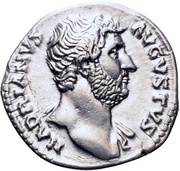 Denarius - Hadrian LIBERALITAS AVG COS III P P; Liberalitas obverse image