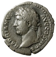 Denarius - Hadrian FORTVNAE REDVCI; Fortuna obverse image