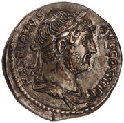 Denarius - Hadrian FORTVNAE REDVCI; Fortuna obverse image