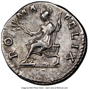 Denarius - Hadrian ROMA FELIX; Roma, Rome, 130 reverse image